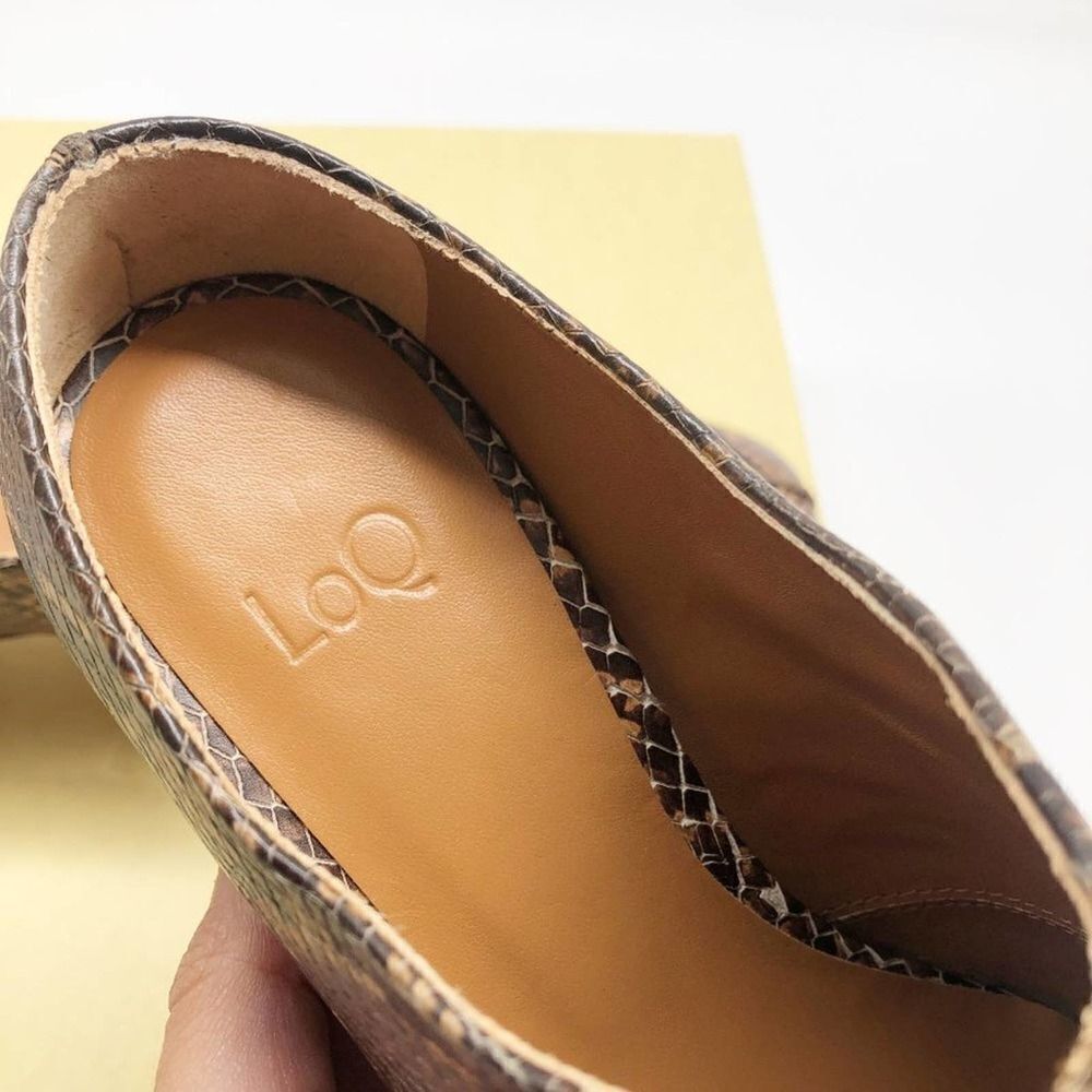 LOQ Eva Castaa Python Mules - Picture 10 of 11
